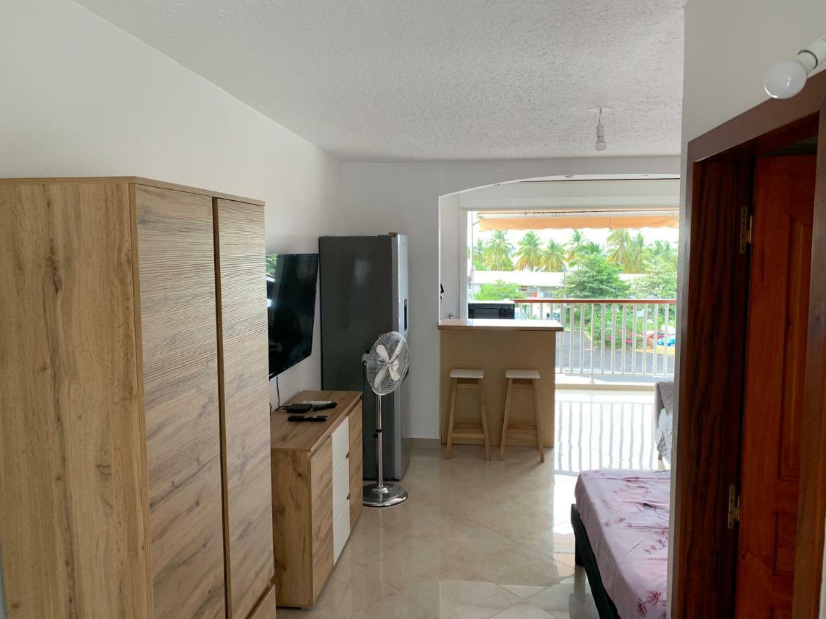 Studio ds résidence sécurisée avec vue&accès à la mer . Le Moule Extérieur photo